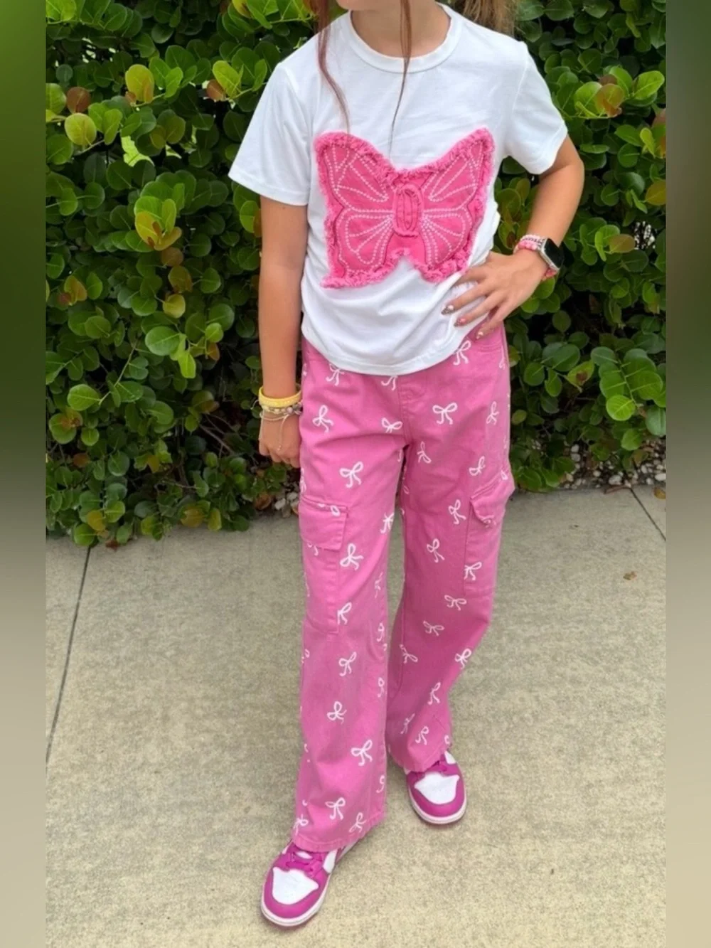 Pink Bow Outfit Girls Size 10 SHEIN SO AMAZING